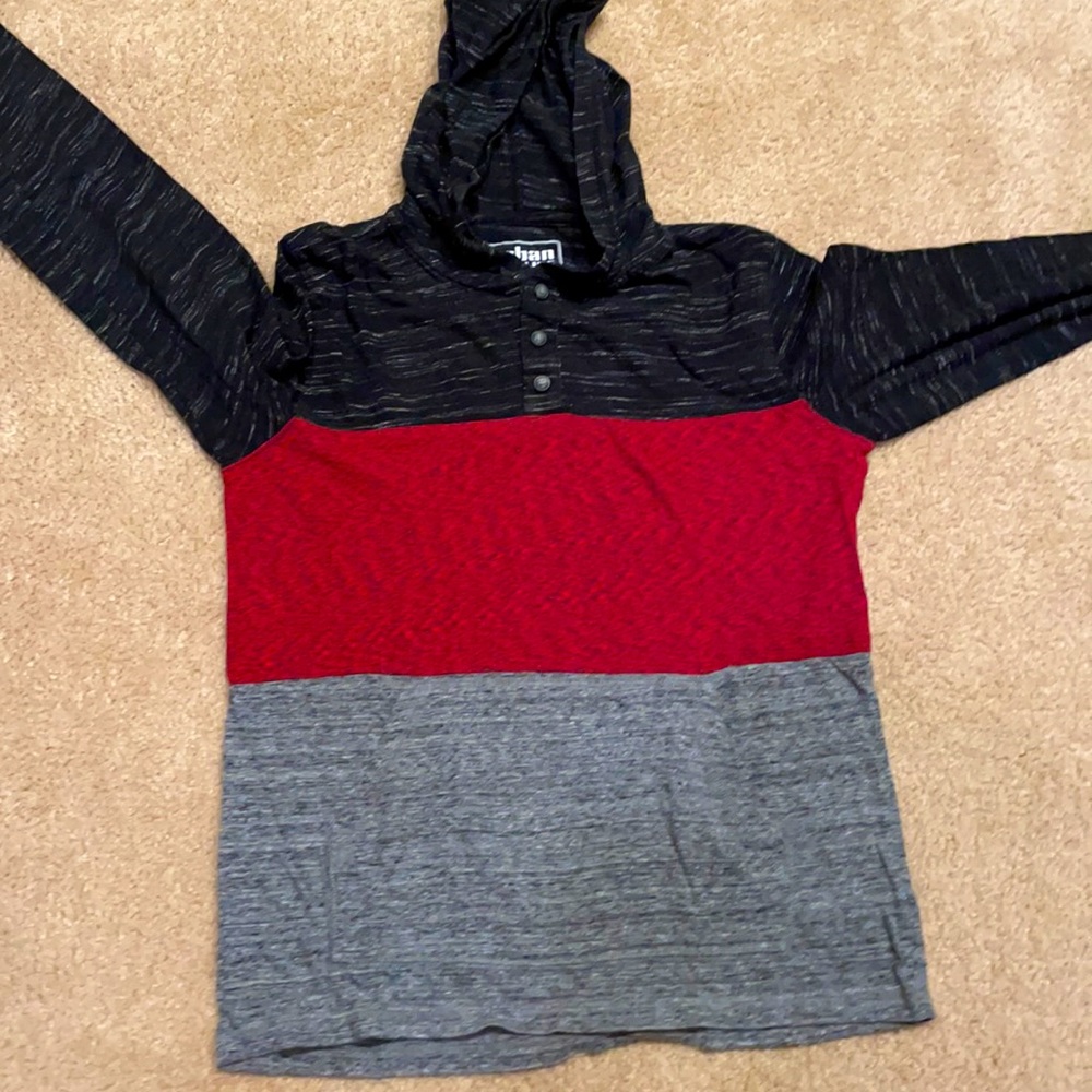 Long Sleeve Hooded Shirt